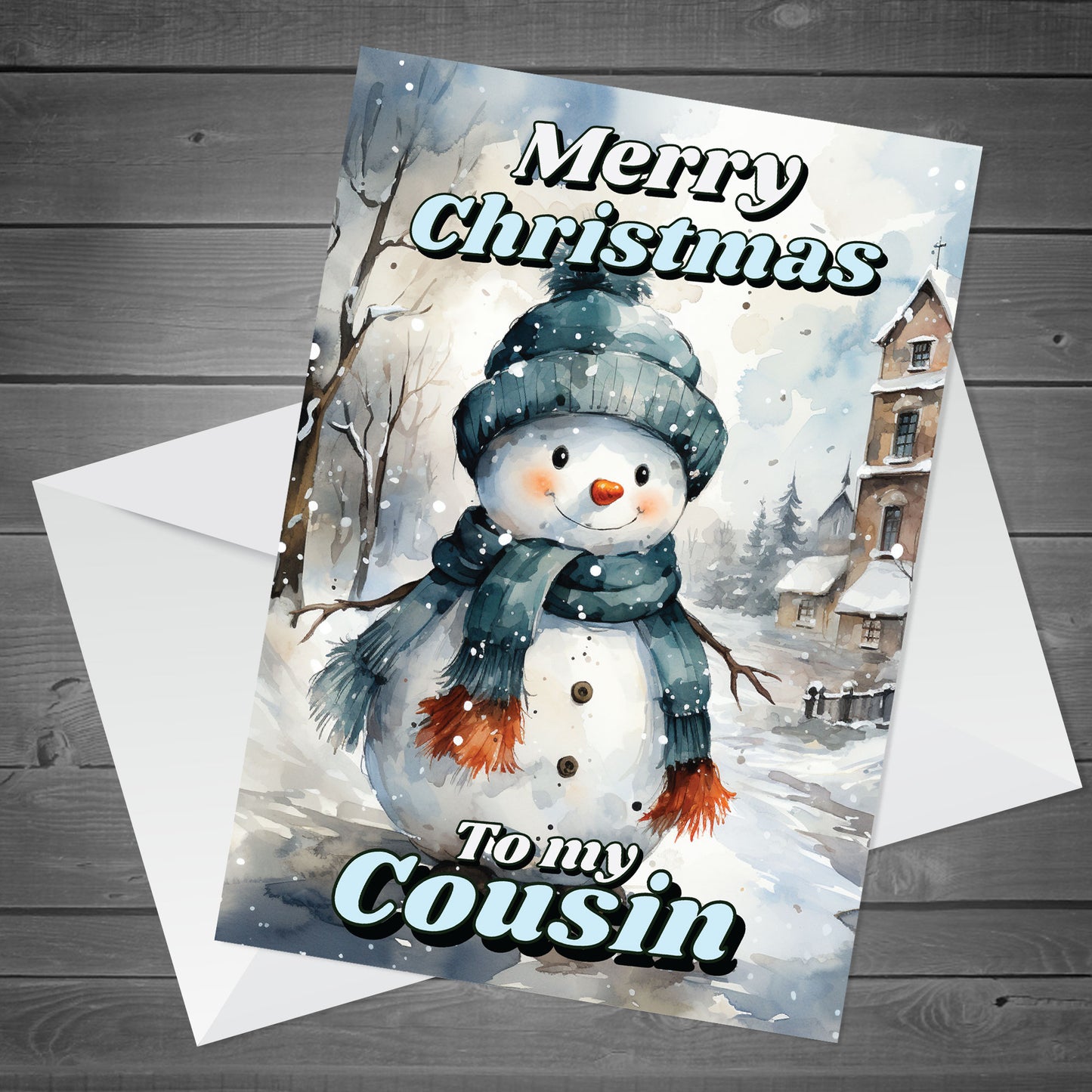 Christmas Card For Cousin Cute Card For Cousin Merry Christmas