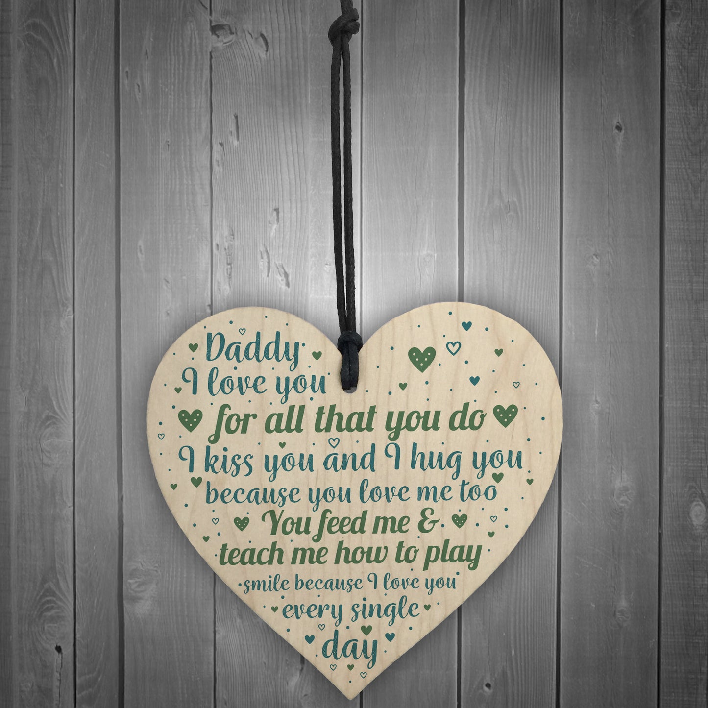 Dad Daddy To Be Gifts Heart Birthday Christmas Gift For Him