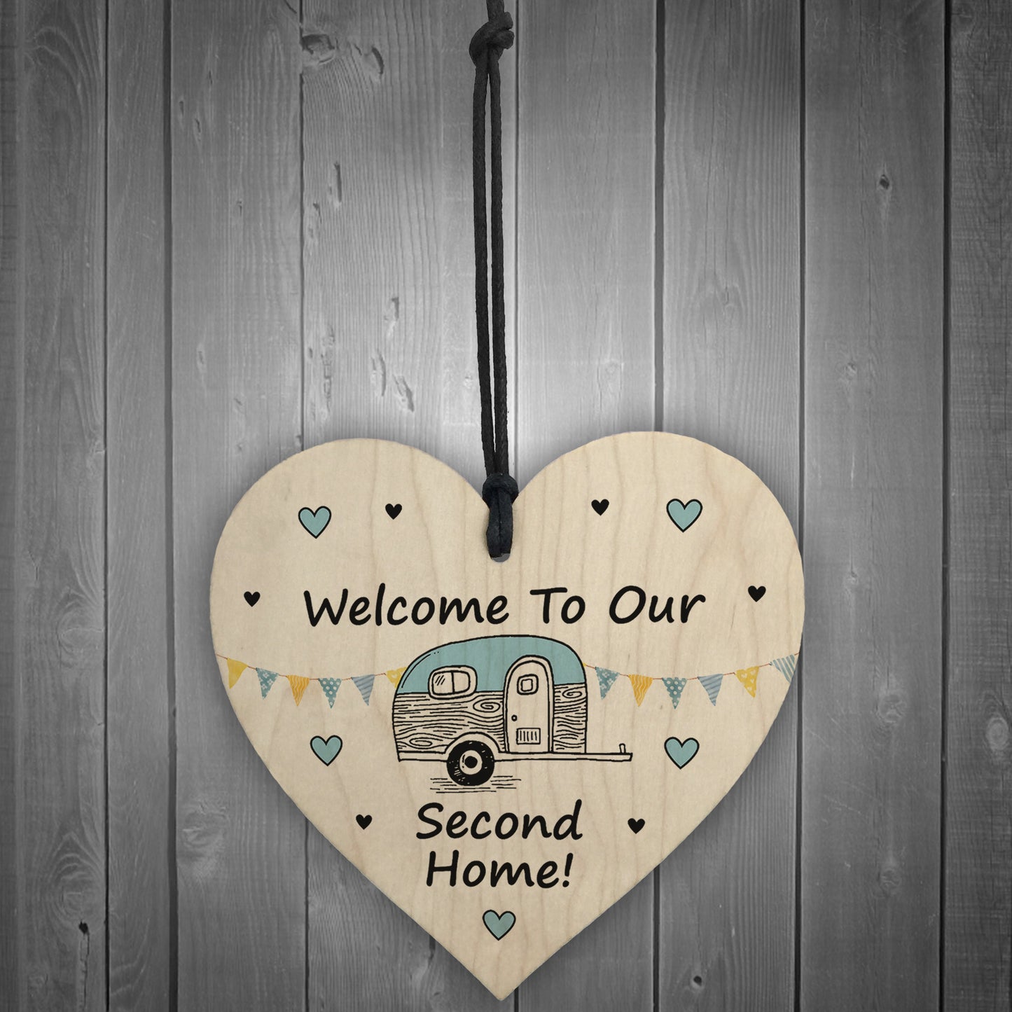 Caravan Sign Hanging Door Plaque Welcome Sign Second Home