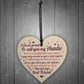 THANK YOU Auntie Christmas Gift Wood Heart Plaque Sister Gifts