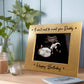 Birthday Gift For New Daddy Wooden Photo Frame Bump Gifts