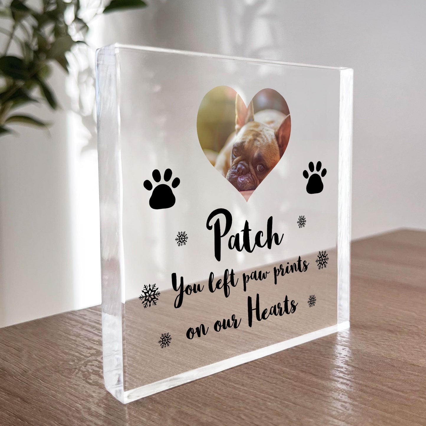 Personalised Pet Memorial Photo Plaque Dog Puppy Memorial
