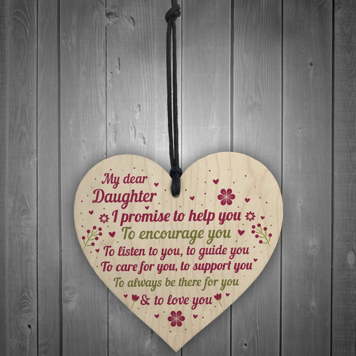 Daughter Daddy Gifts Mother And Daughter From Mum Wood Heart