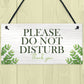 Do Not Disturb Hanging Door Sign Hotel Guest House Housekeeping