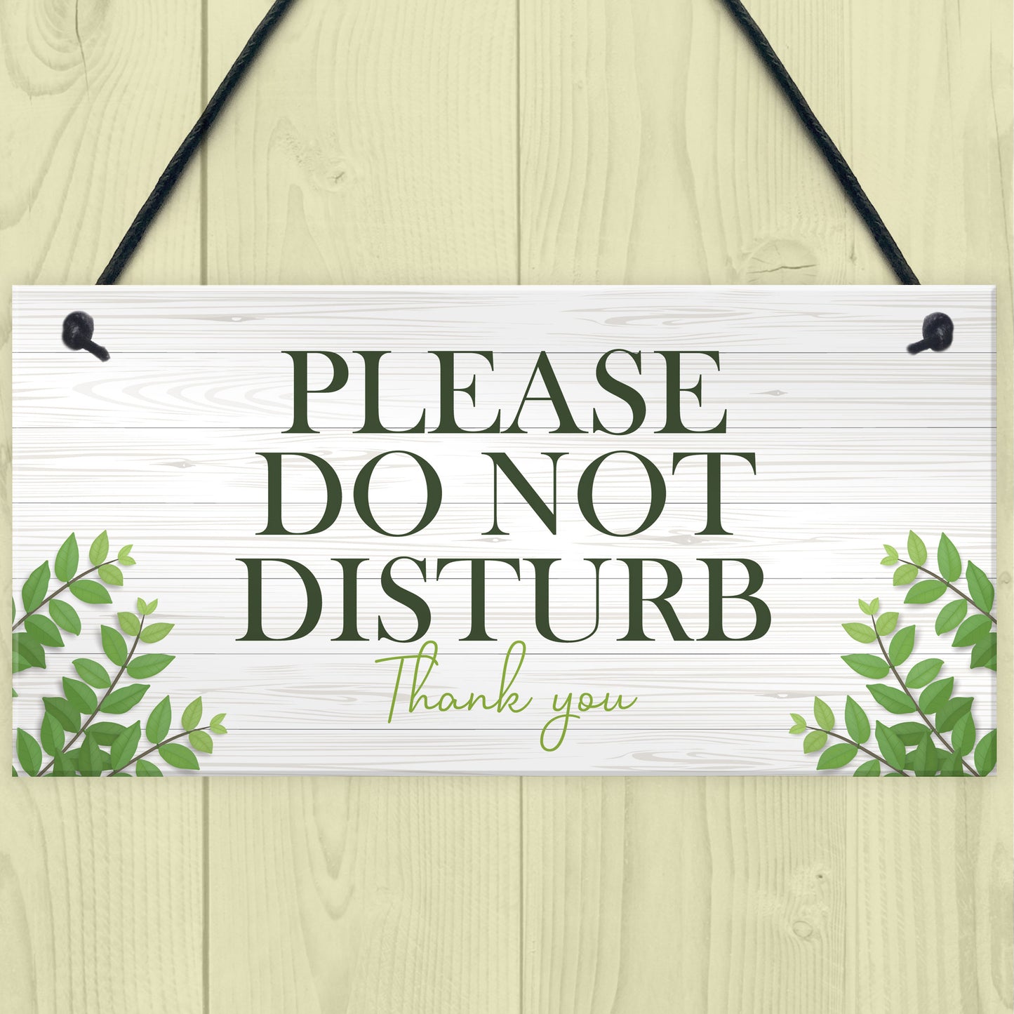 Do Not Disturb Hanging Door Sign Hotel Guest House Housekeeping