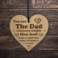 Dad Gift Engraved Heart Fathers Day Birthday Gift For Him
