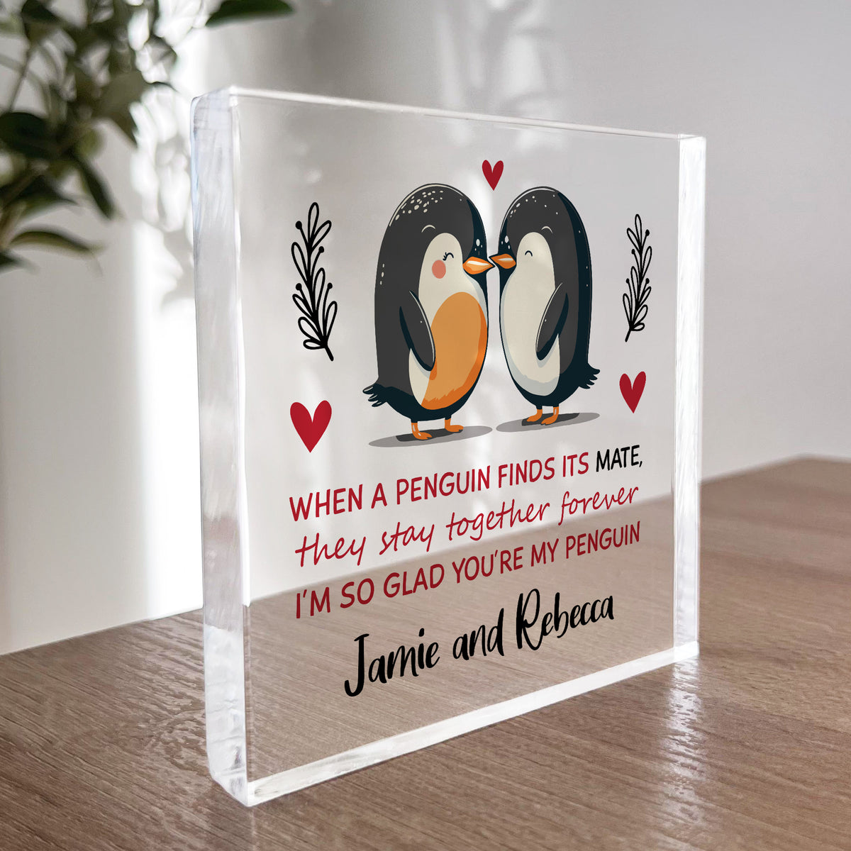 Gifts For Couple Penguin Gifts for Her Him PERSONALISED Husband