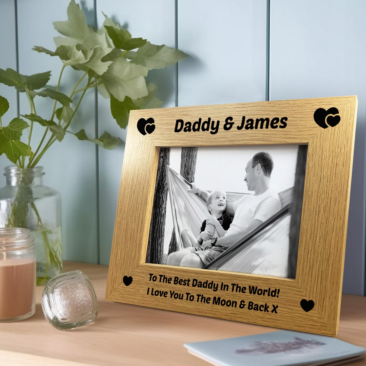 Personalised Best Daddy In The World Gift For Dad Daddy