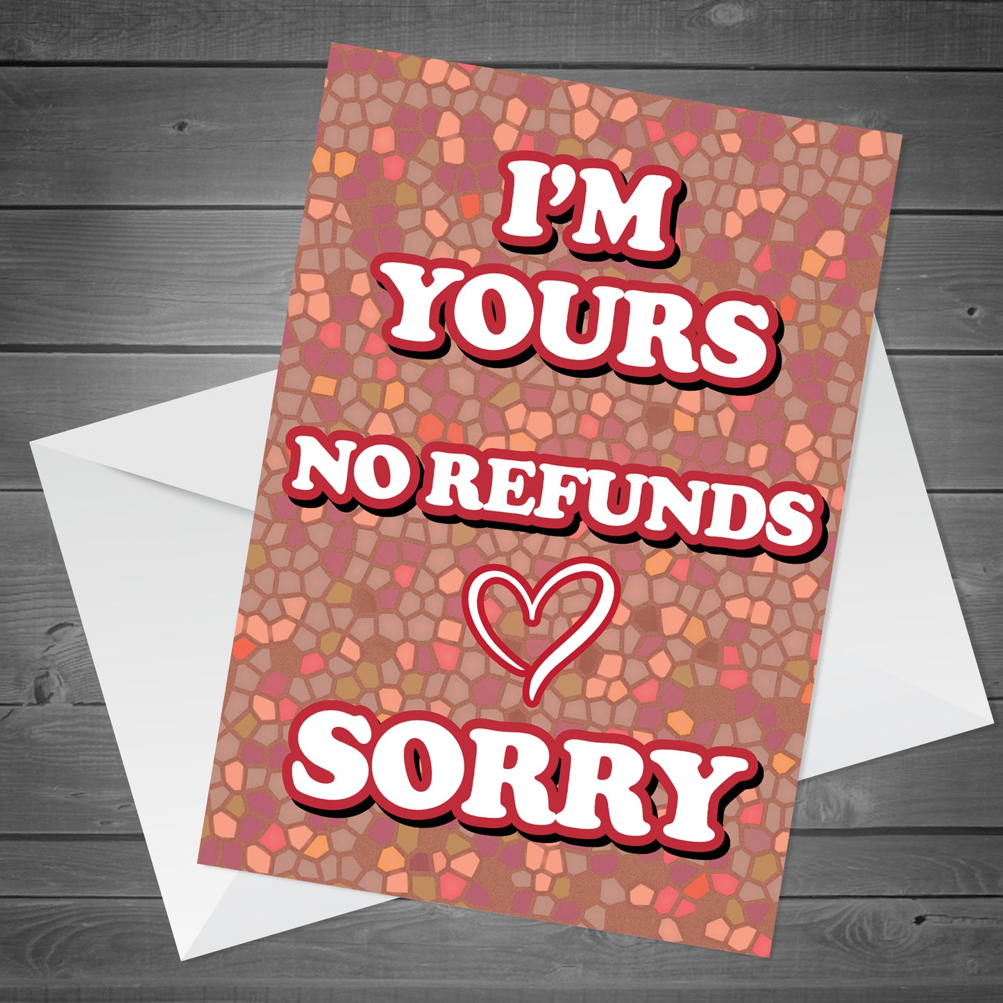 Im Yours No Refunds Valentines Day Card For Boyfriend Husband