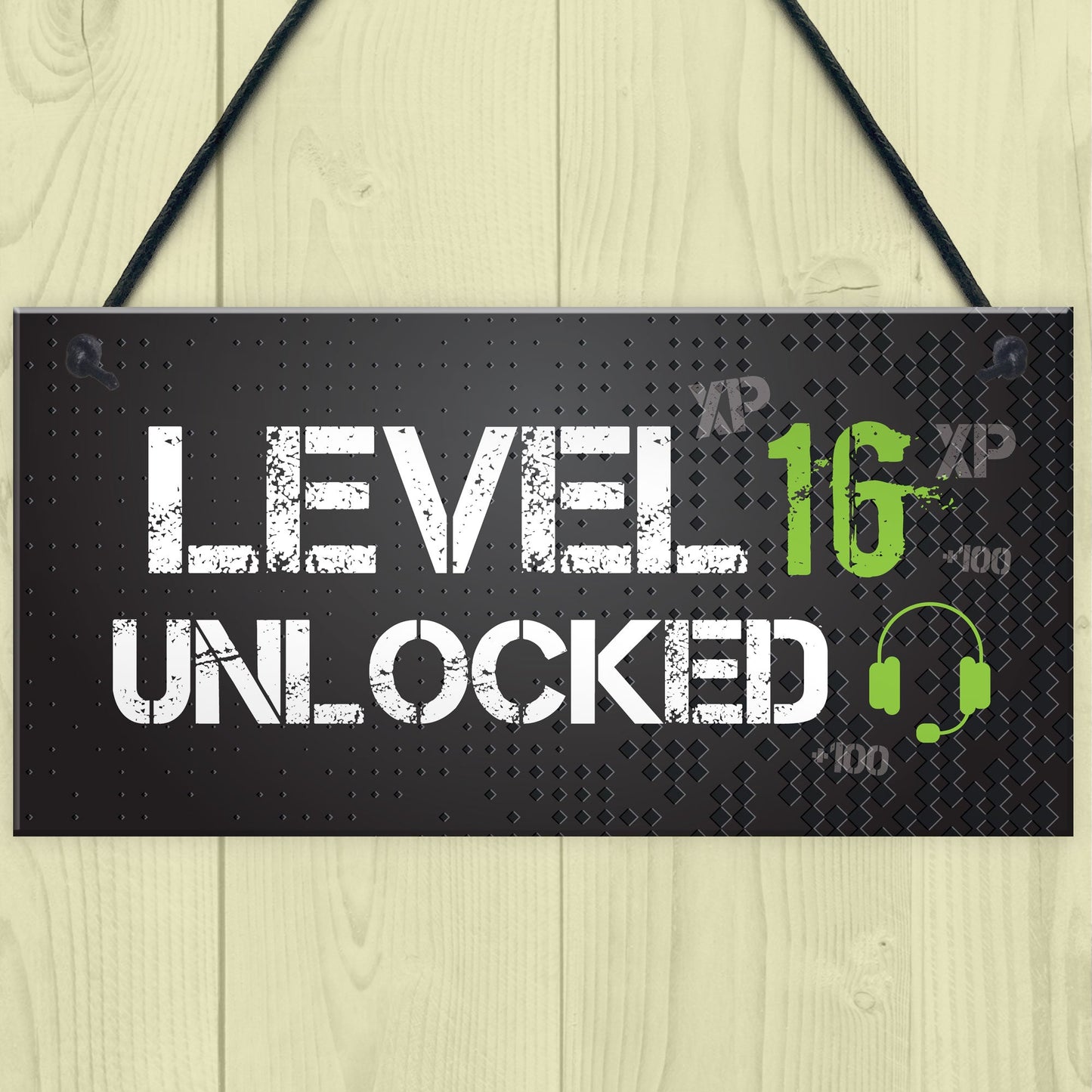 Funny 16th Birthday Gift For Son Brother Gaming Sign Gamer Gift