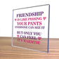 Best Friend Plaque Friendship Gift Novelty Birthday Christmas