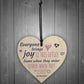 Bring Joy To The Office Novelty Wooden Heart Leaving Gift Plaque