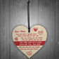 Dear Mum Hanging Heart Sign Mothers Day Birthday Gifts