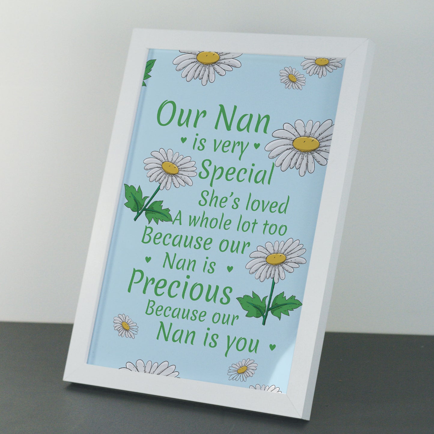 Nan Gift For Christmas Birthday Framed Print Nan Poem Novelty