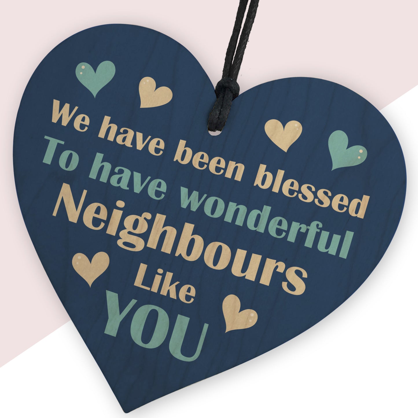 Neighbour Appreciation Gifts Wooden Heart Gift For Neighbour