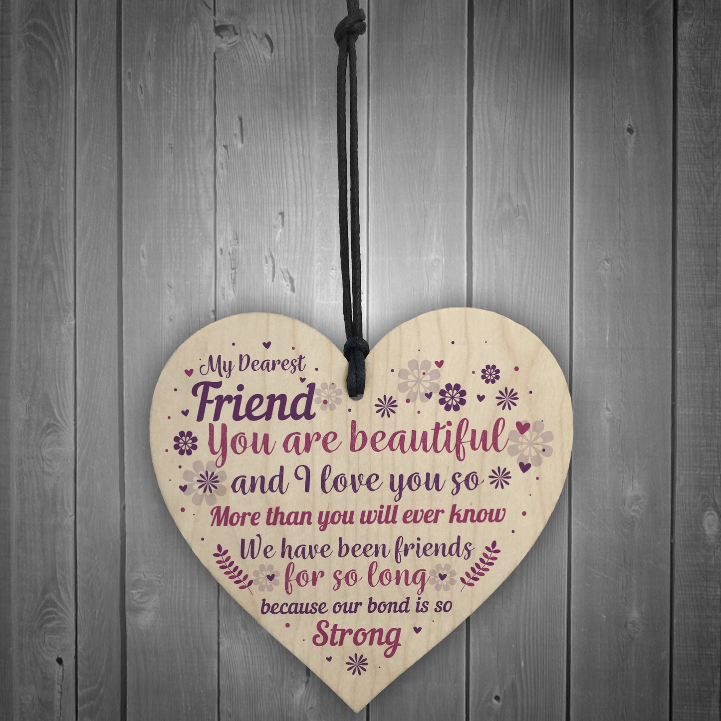 Friendship Gift For Girls Handmade Christmas Birthday Gift Wood