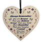 Best Friend Pack of 4 Wooden Heart Gifts For Friend Christmas