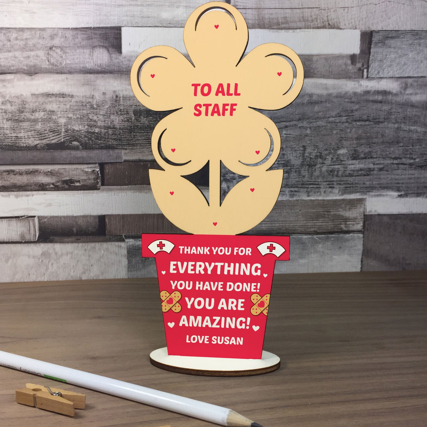 Gift For Nurse Doctor Personalised Thank You Gift Hospital Staff