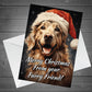 Labrador Dog Christmas Card Funny Dog Greetings Card From Dog