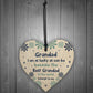 Novelty Gift For Grandad Dad Fathers Day Birthday Wood Heart