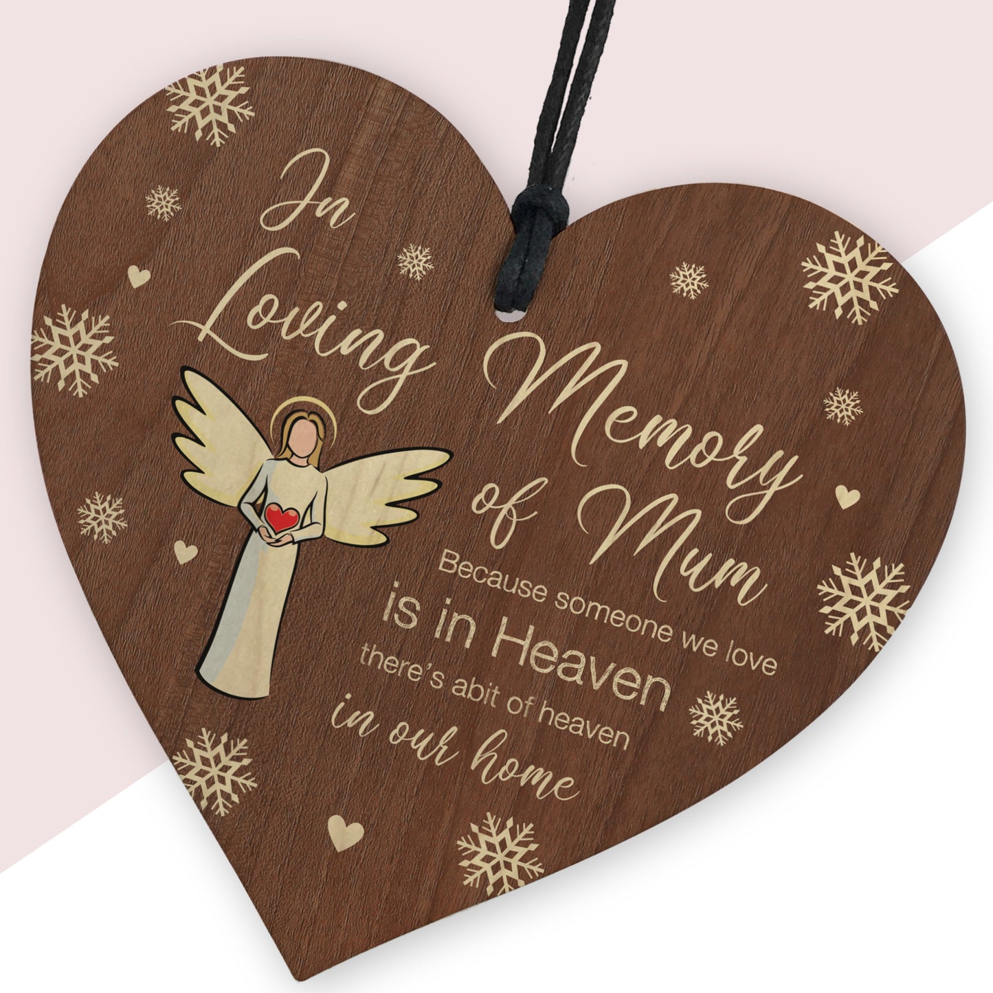 In Loving Memory of Mum Memorial Bauble Ornaments Remembrance