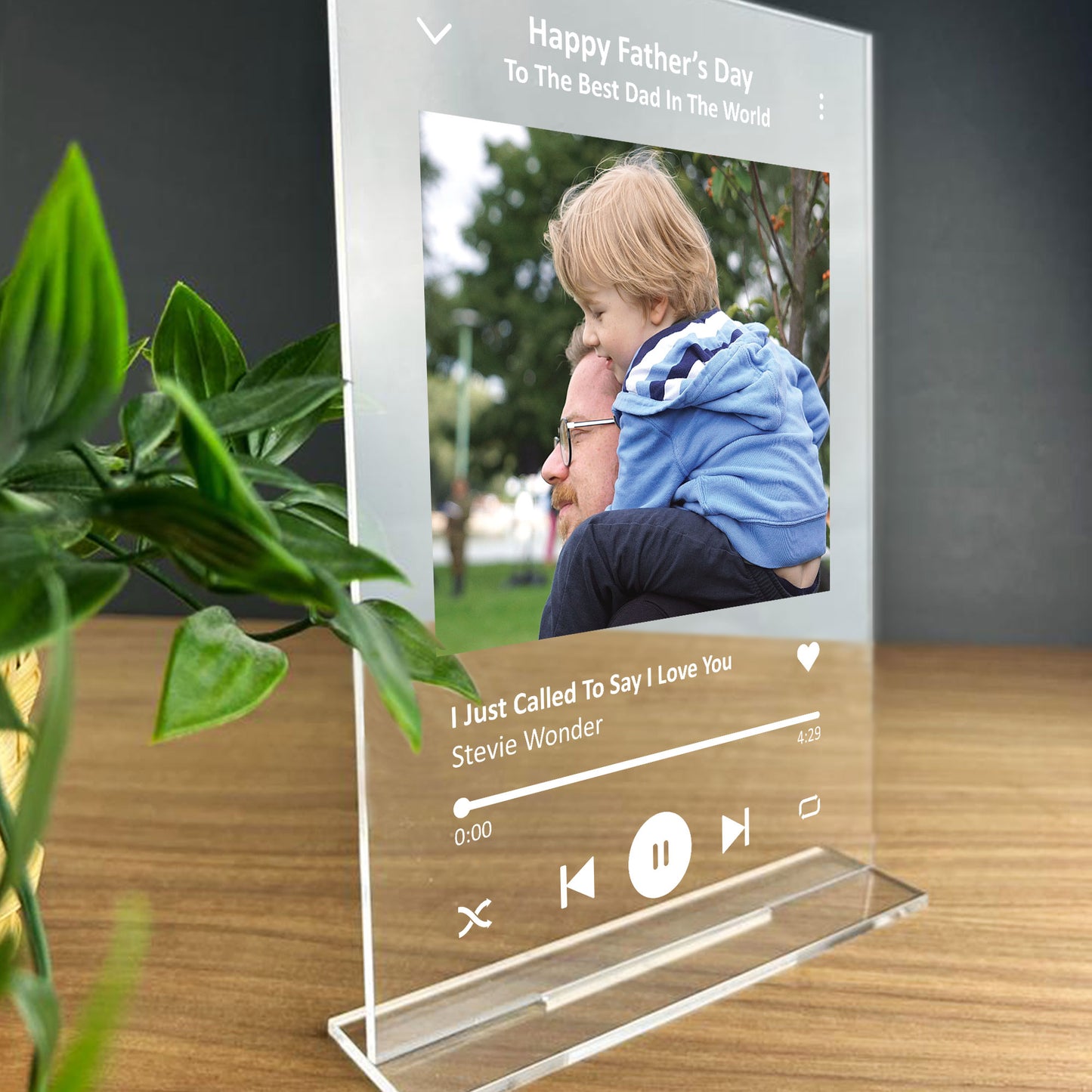 Dad Gifts Freestanding Plaque Song Fathers Day Gift Plaque Gift