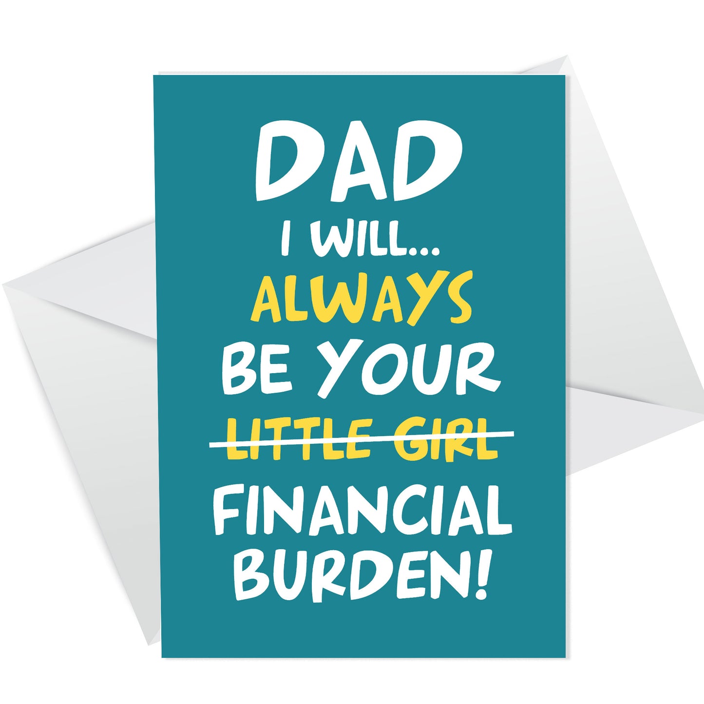Funny Gift For Dad From Daughter Fathers Day Card Dad Keyring