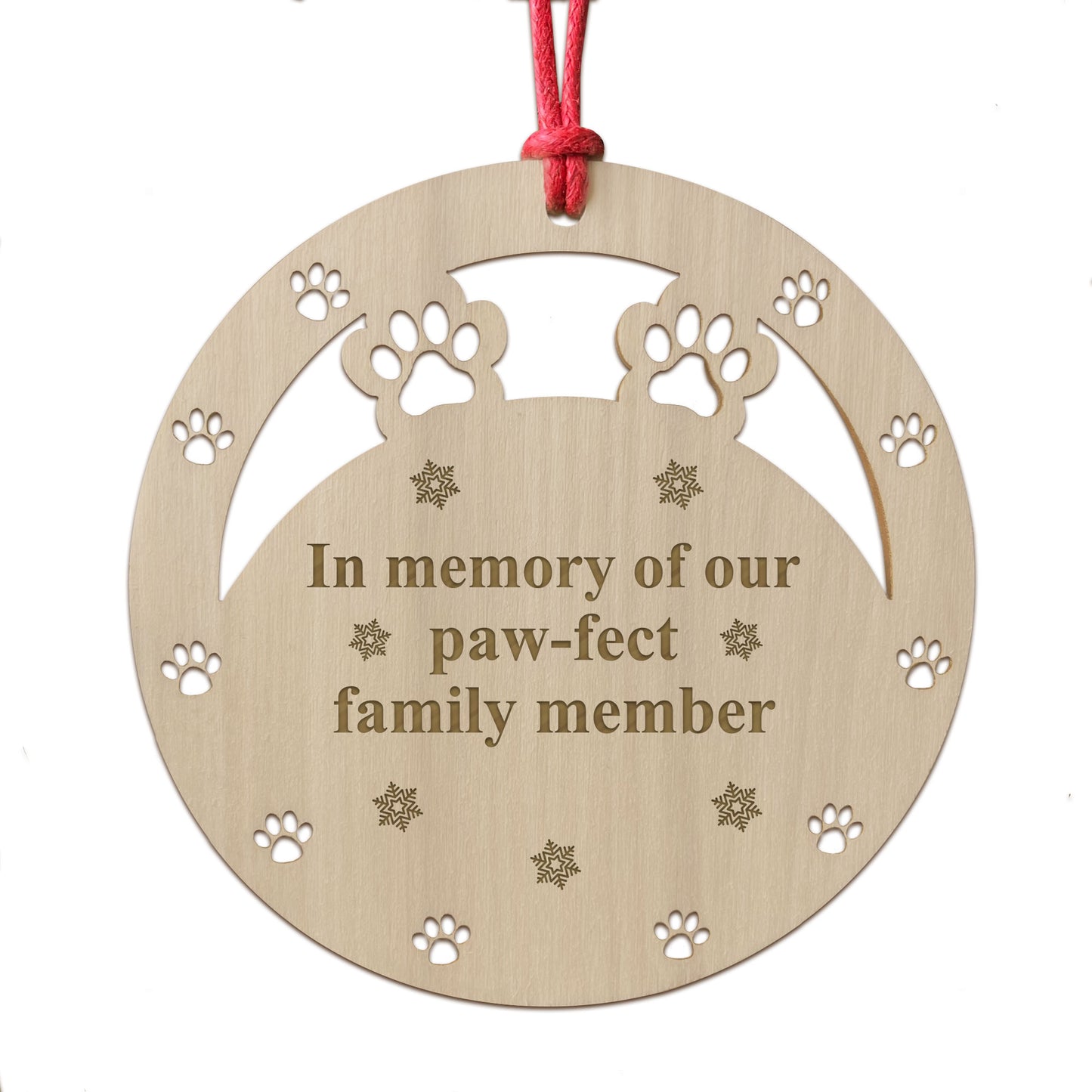 Memorial Christmas Tree Decoraton In Memory Christmas Bauble