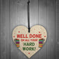 Novelty Gift For Teacher Teaching Assistant Wood Heart