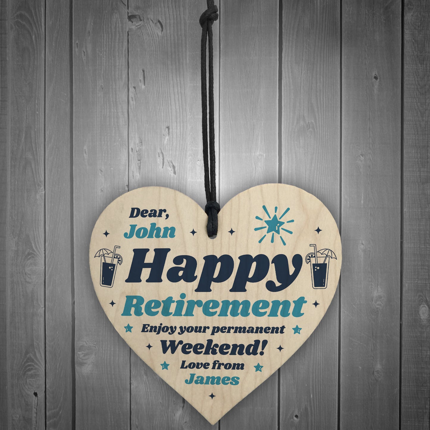 Retirement PERSONALISED Gifts For Him Her Colleague Friend