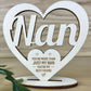 Nan Gifts Engraved Plaque Birthday Christmas Gift For Nan Nanny