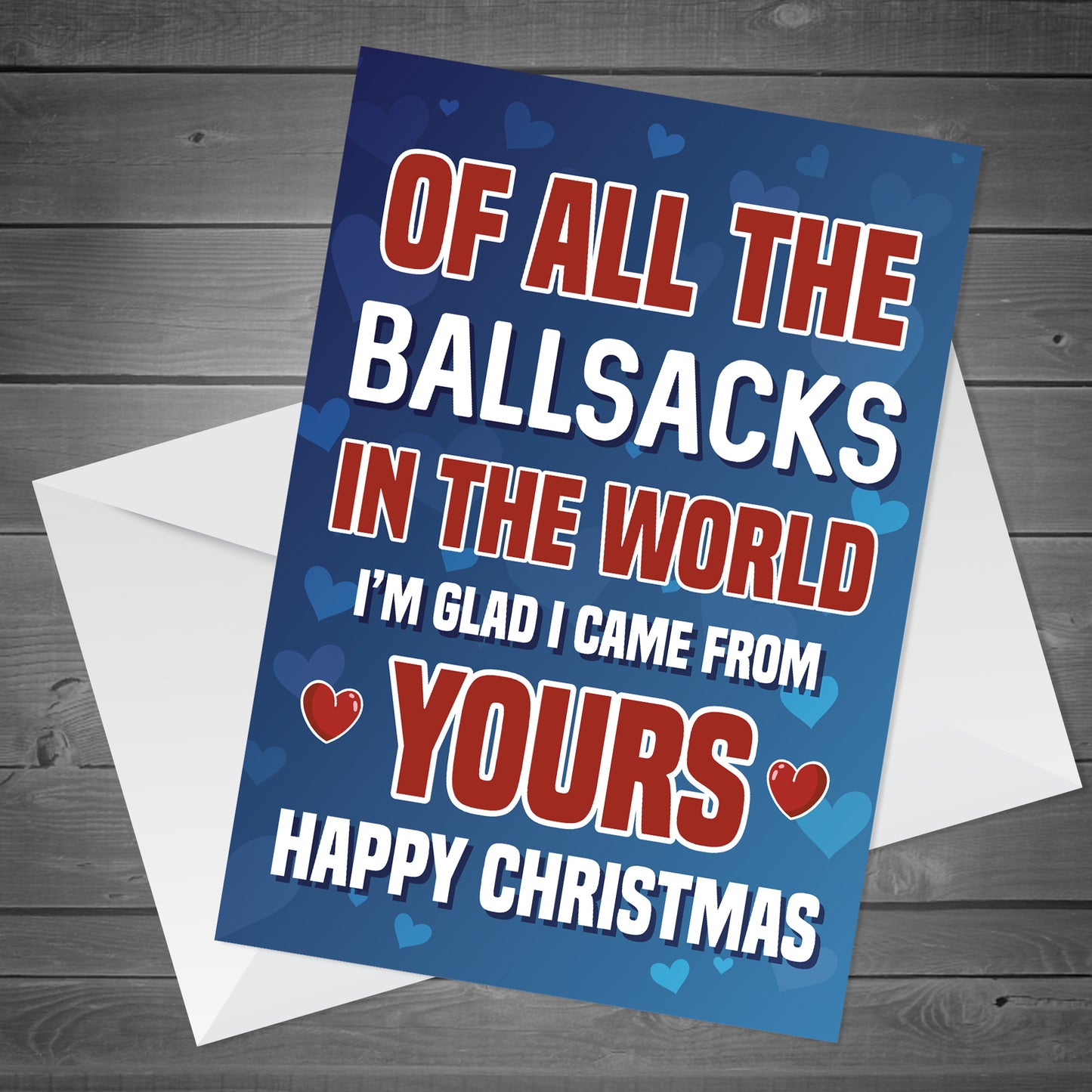Funny Christmas Card For Dad Rude Christmas Cards Christmas Card