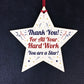 Special Thank You Gift Wood Heart Teacher Mentor Volunteer Gift