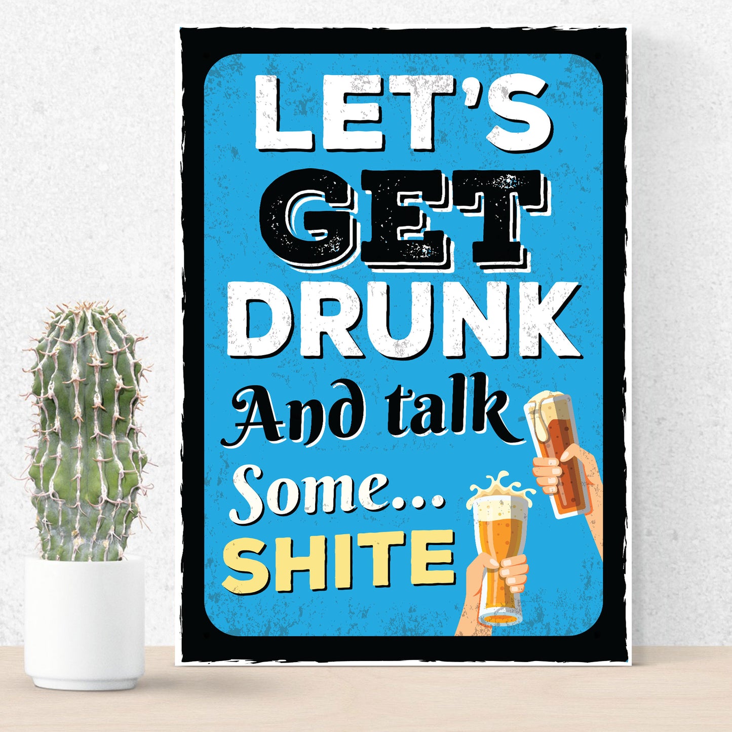Bar Sign For Home Wall Door Sign Man Cave Shed Plaque Beer Gift