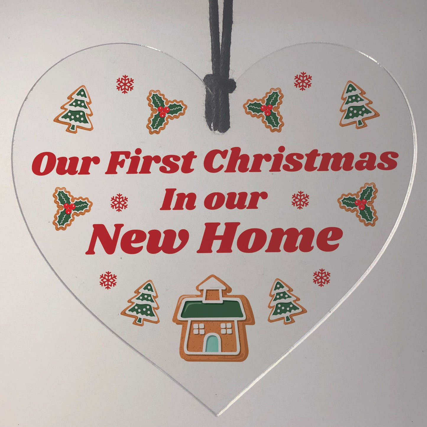 New Home Bauble 1st Christmas Bauble Hanging Christmas Decor
