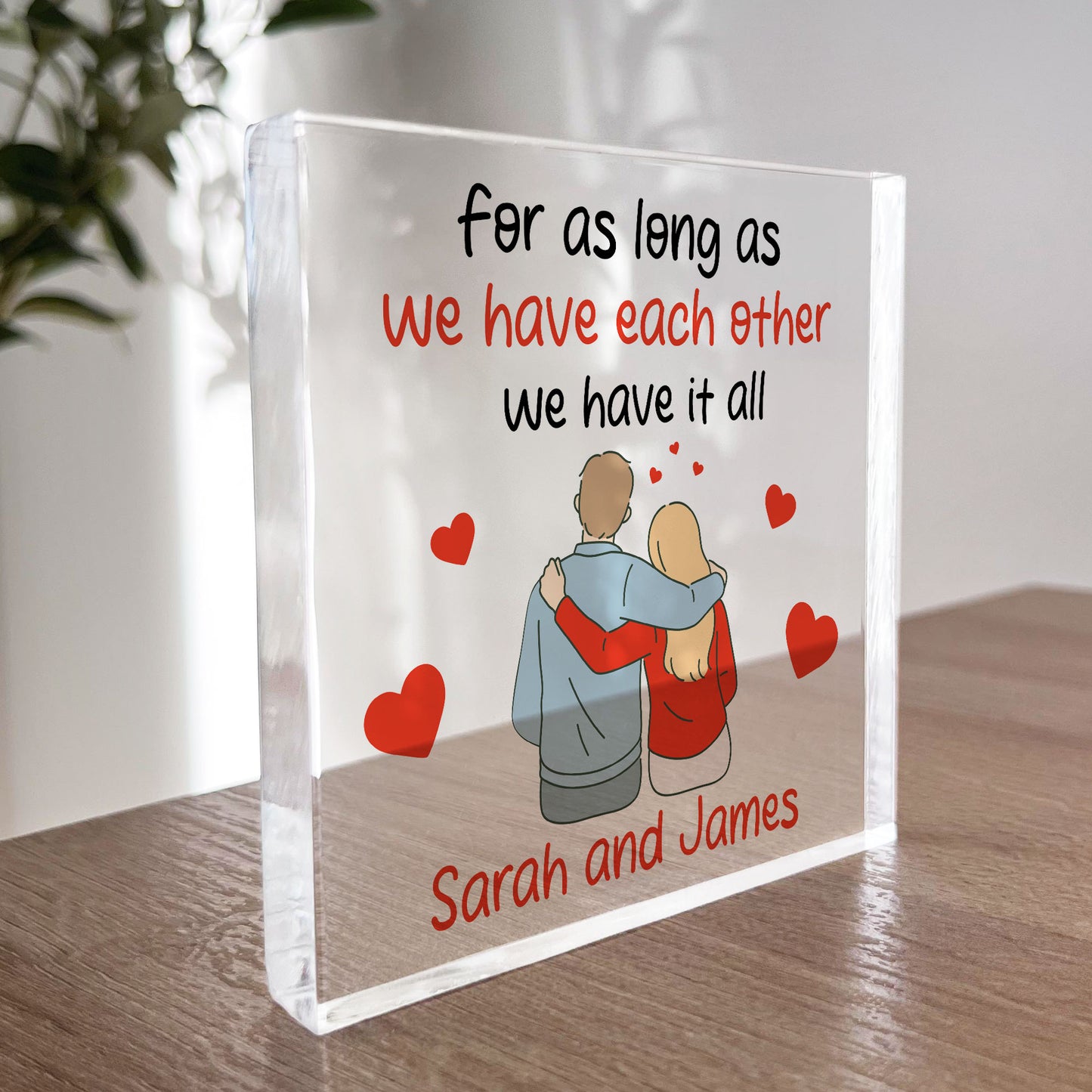 Personalised Couples Gift For Boyfriend Girlfriend Husband Wife