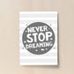 Grey Nursery Print Dream Child Baby Room Pictures Wall Art Gifts
