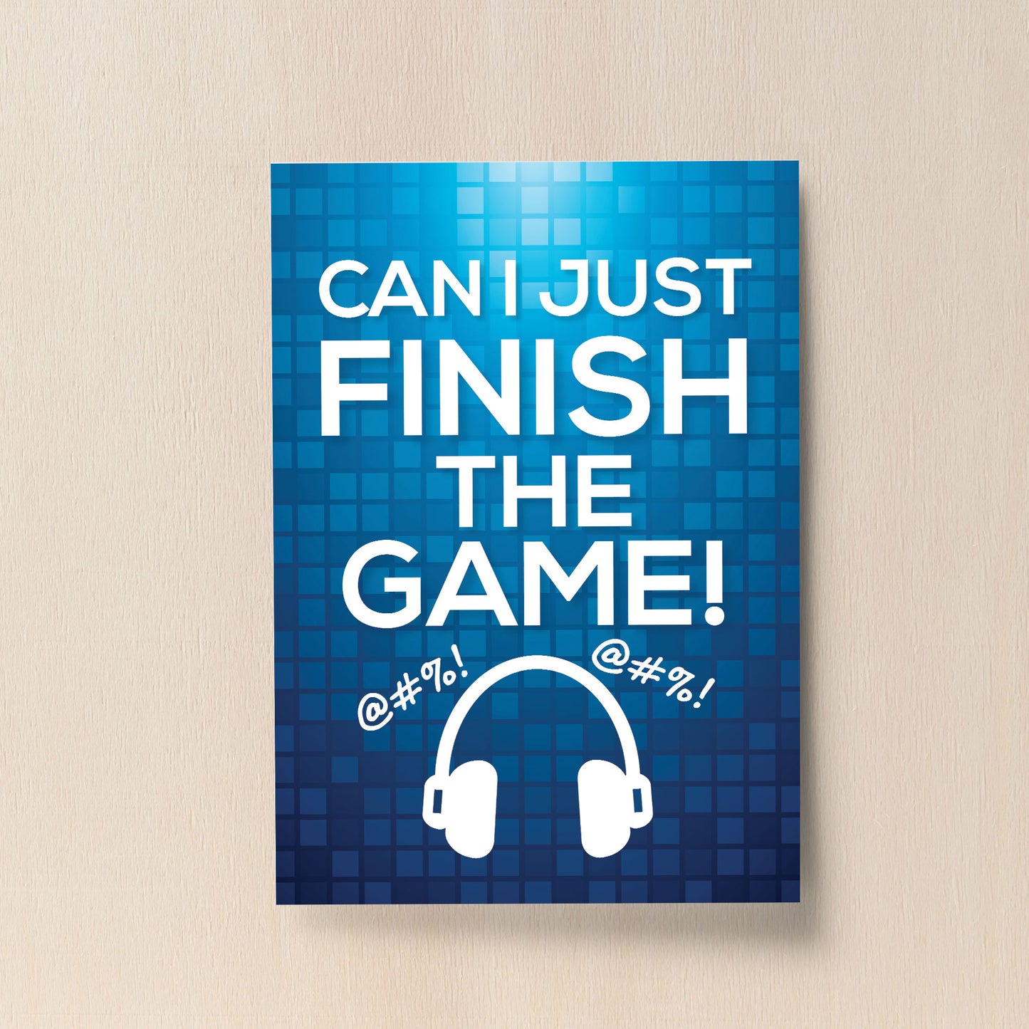 Gaming Poster Wall Art For Boys Bedroom Man Cave Novelty