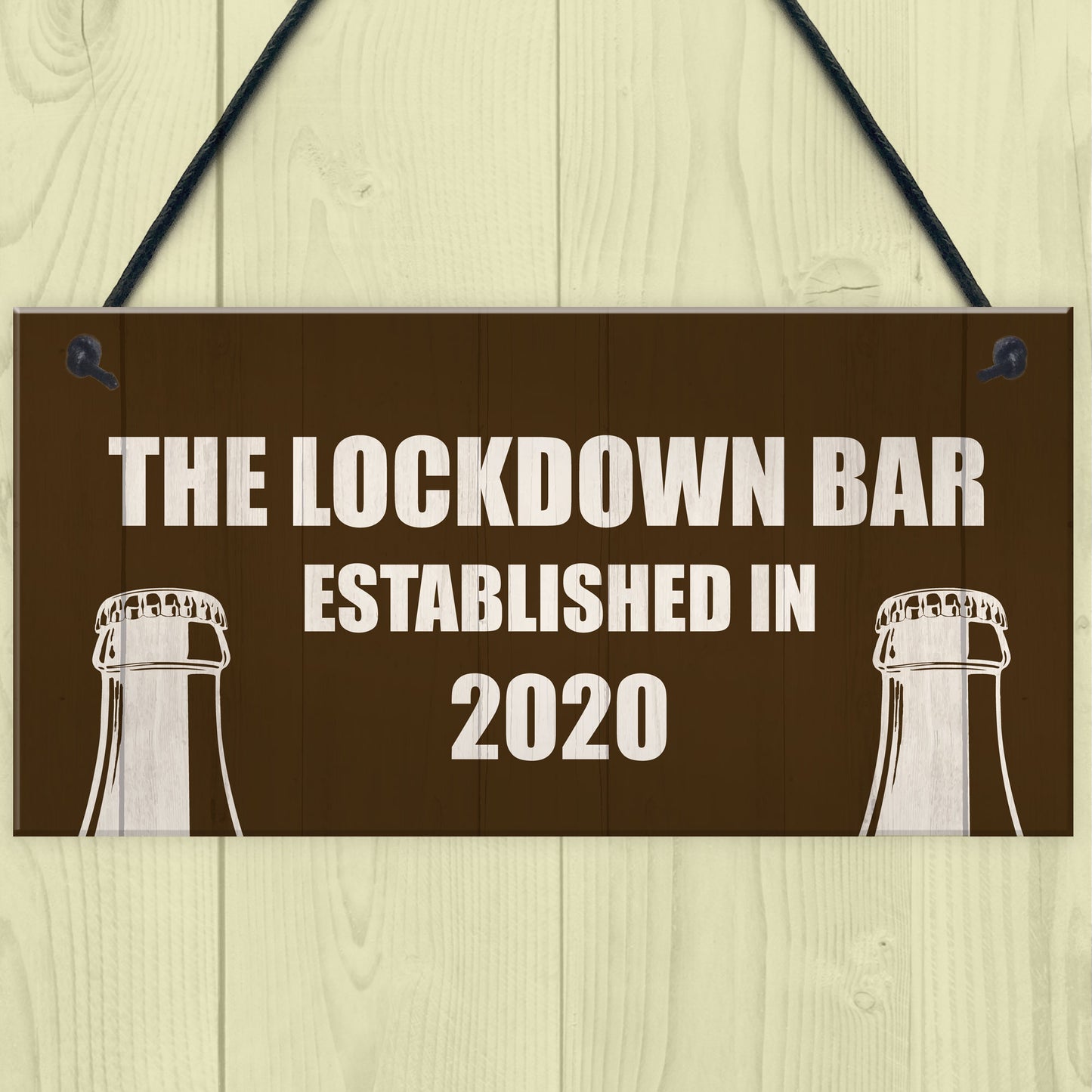 Funny Bar Sign For Garden Man Cave Home Bar Lockdown Quarantine