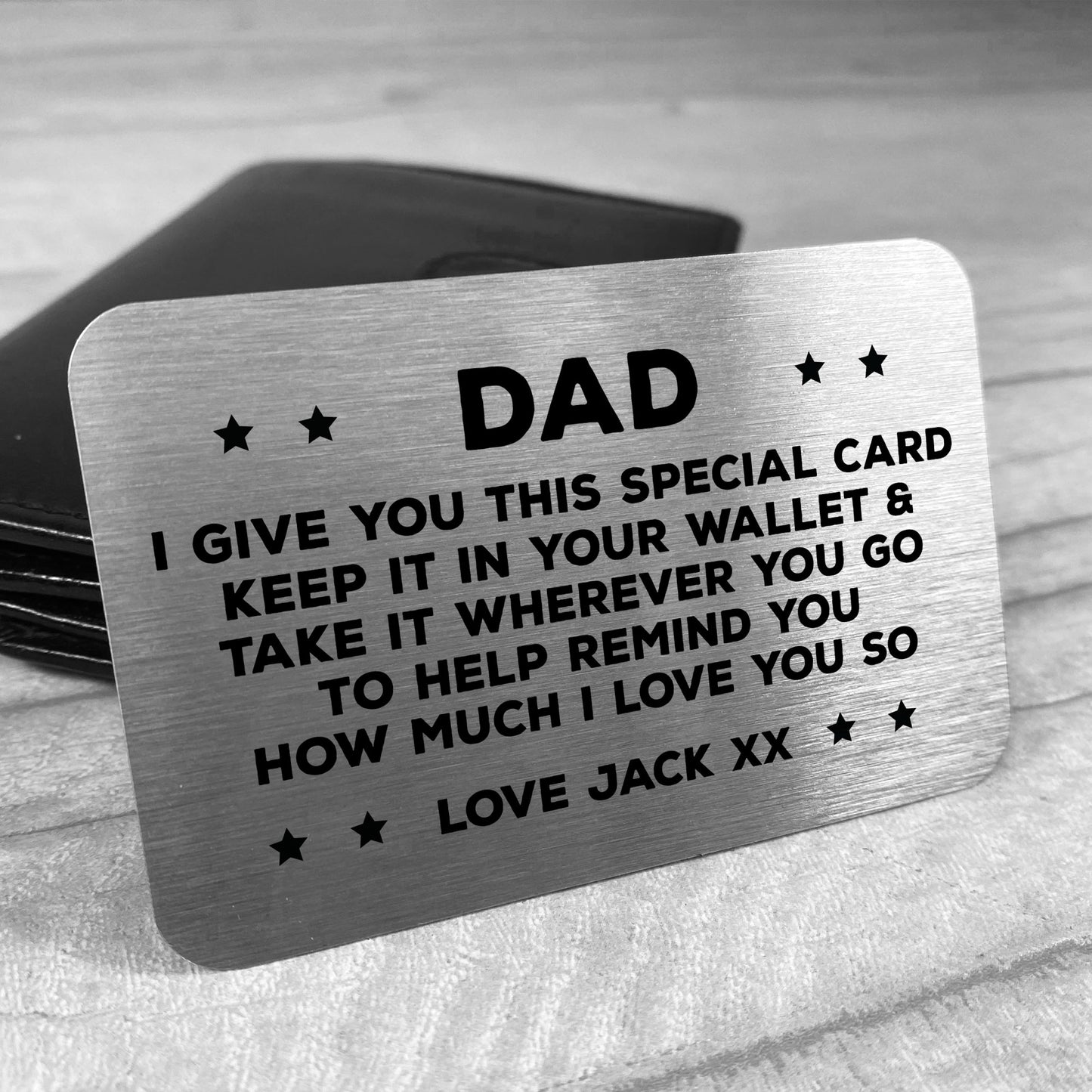 Gift For Dad Birthday Christmas Personalised Insert Novelty