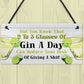 Funny Home Bar Sign Gin Plaque Gin Sign Garden Shed Man Cave