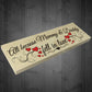 Mummy & Daddy Fell In Love Wooden Freestanding Plaque Sign