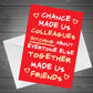 Colleague Birthday Card Chance Made Us Colleagues Birthday Card