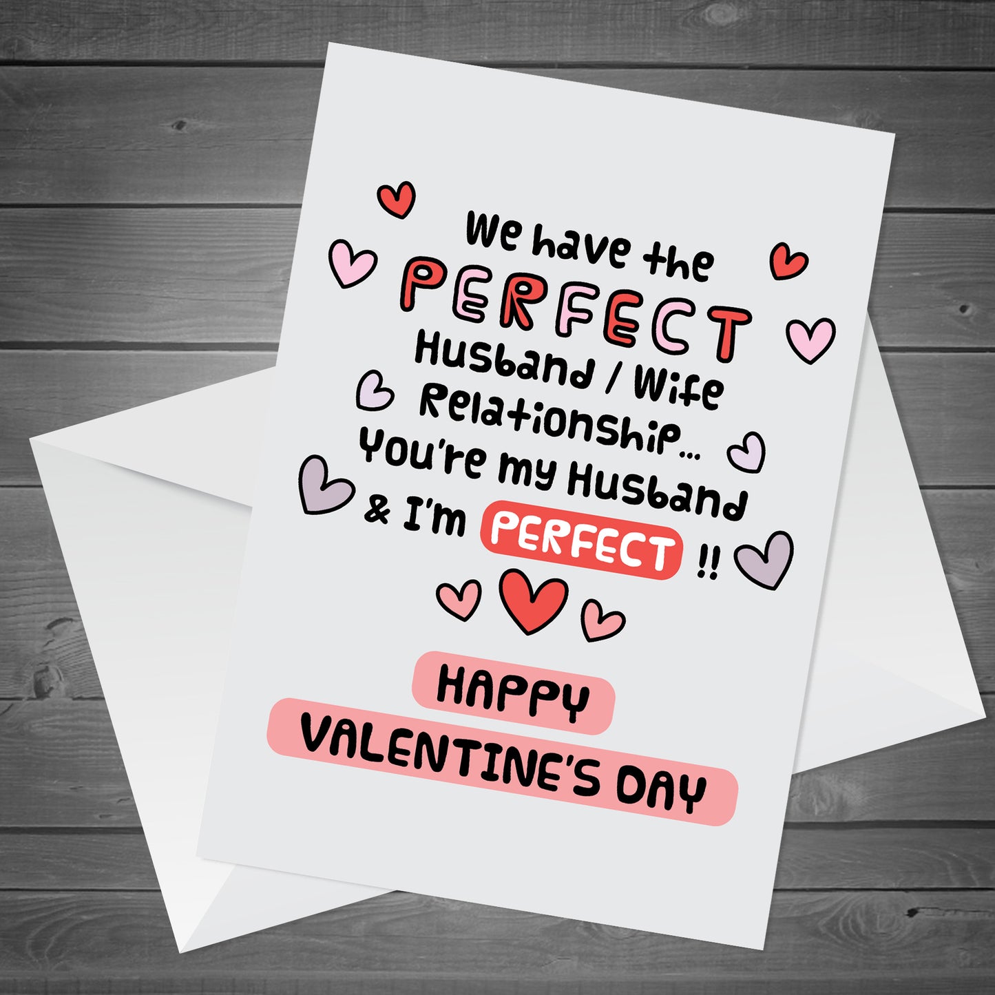 Funny Valentine's Day Card For Husband Joke Valentines Cards