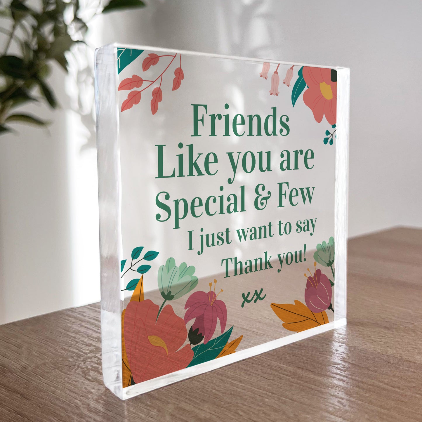 Friendship Plaque Gifts For Friend Acrylic Best Friend Plaque