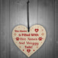 Dog Gift Wooden Hanging Heart Plaque Gift Perfect for Dog Lovers
