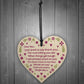Nan Thank You Gifts Wooden Heart Sign Mothers Day Birthday Gift