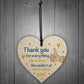 Thank You Gift For Colleague Wood Heart Gift For Nurse Teacher