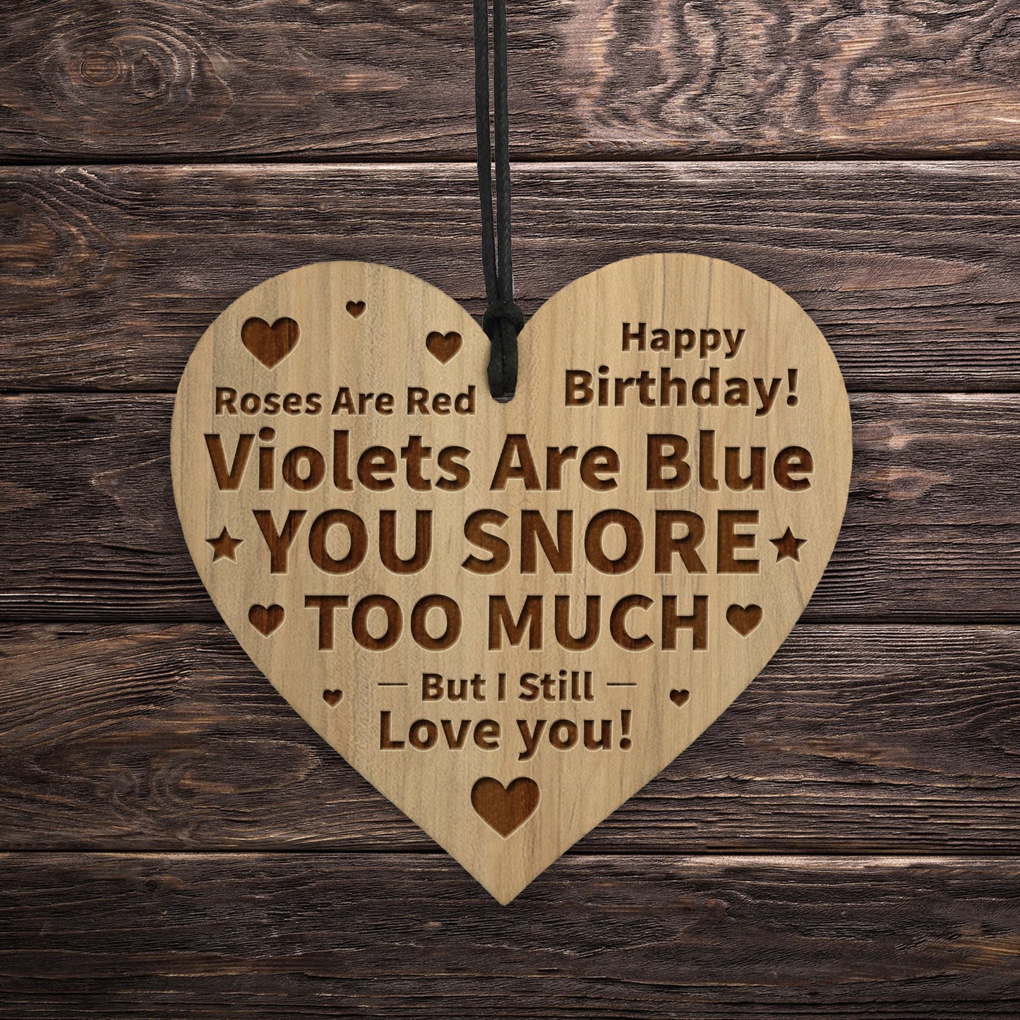 Funny Birthday Gift For Him Her Engraved Heart Birthday Gifts