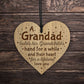 randad Gifts Engraved Heart Birthday Christmas Gift For Grandad